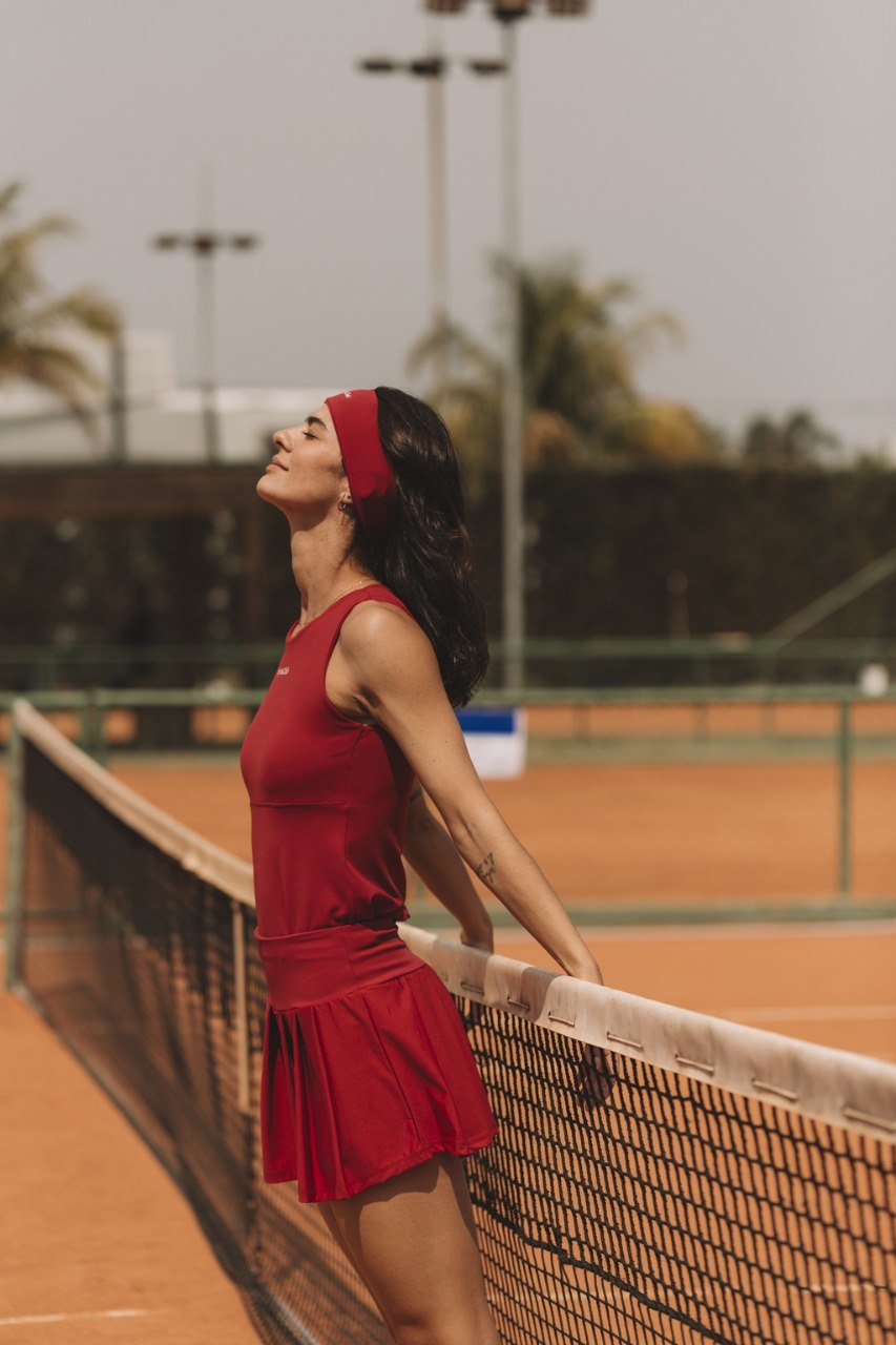 FLOW Shorts Skirt with pockets - Red