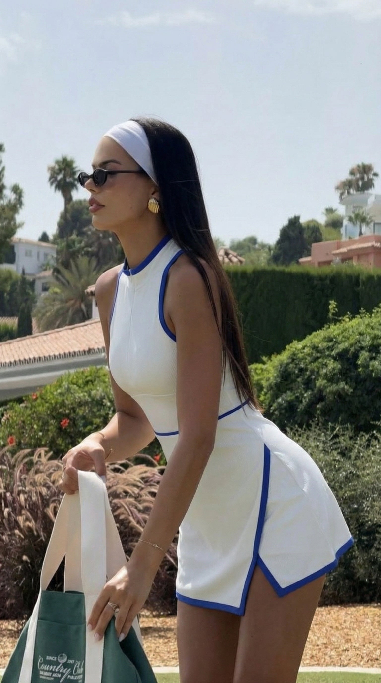 Lovertti LUXE ANGEL Sleeveless Lifestyle Dress – White