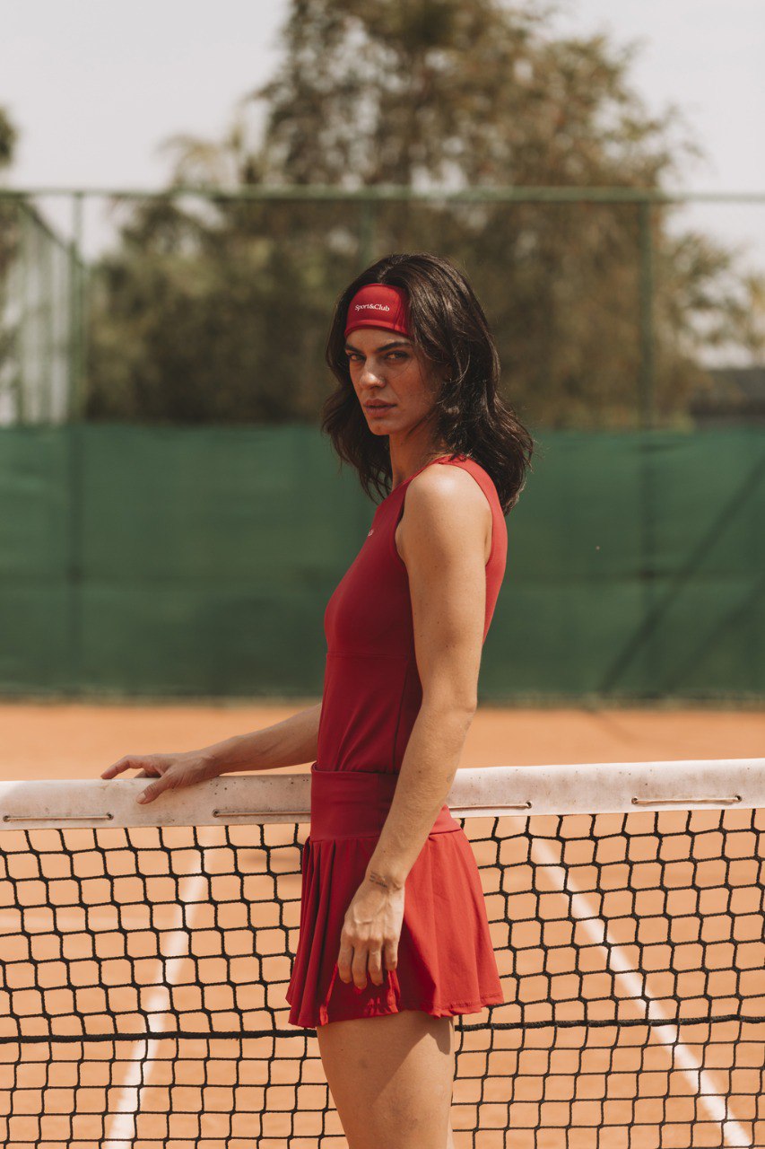 FLOW Shorts Skirt with pockets - Red