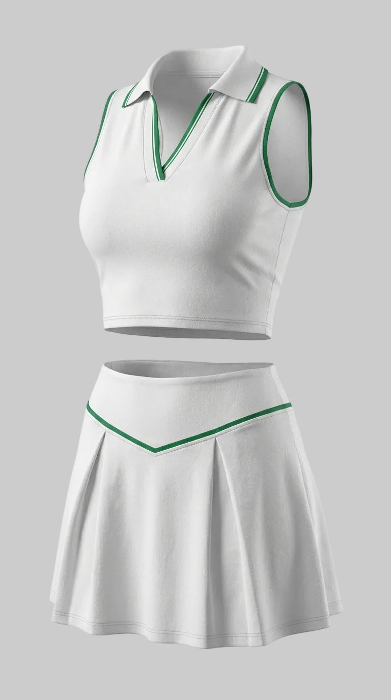 LUXE ANGEL Active Skirt Set – Women’s Athleisure Sportswear