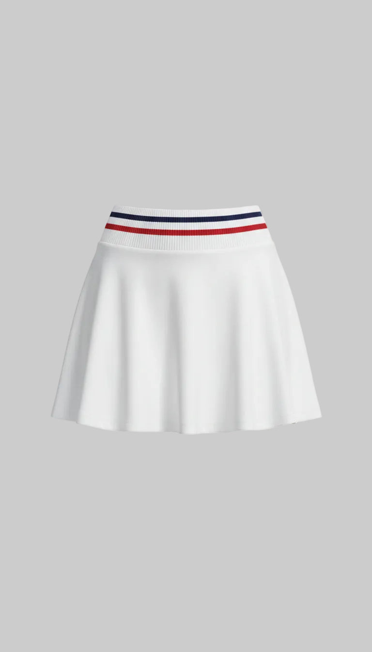FLOW Shorts Skirt with pockets - White