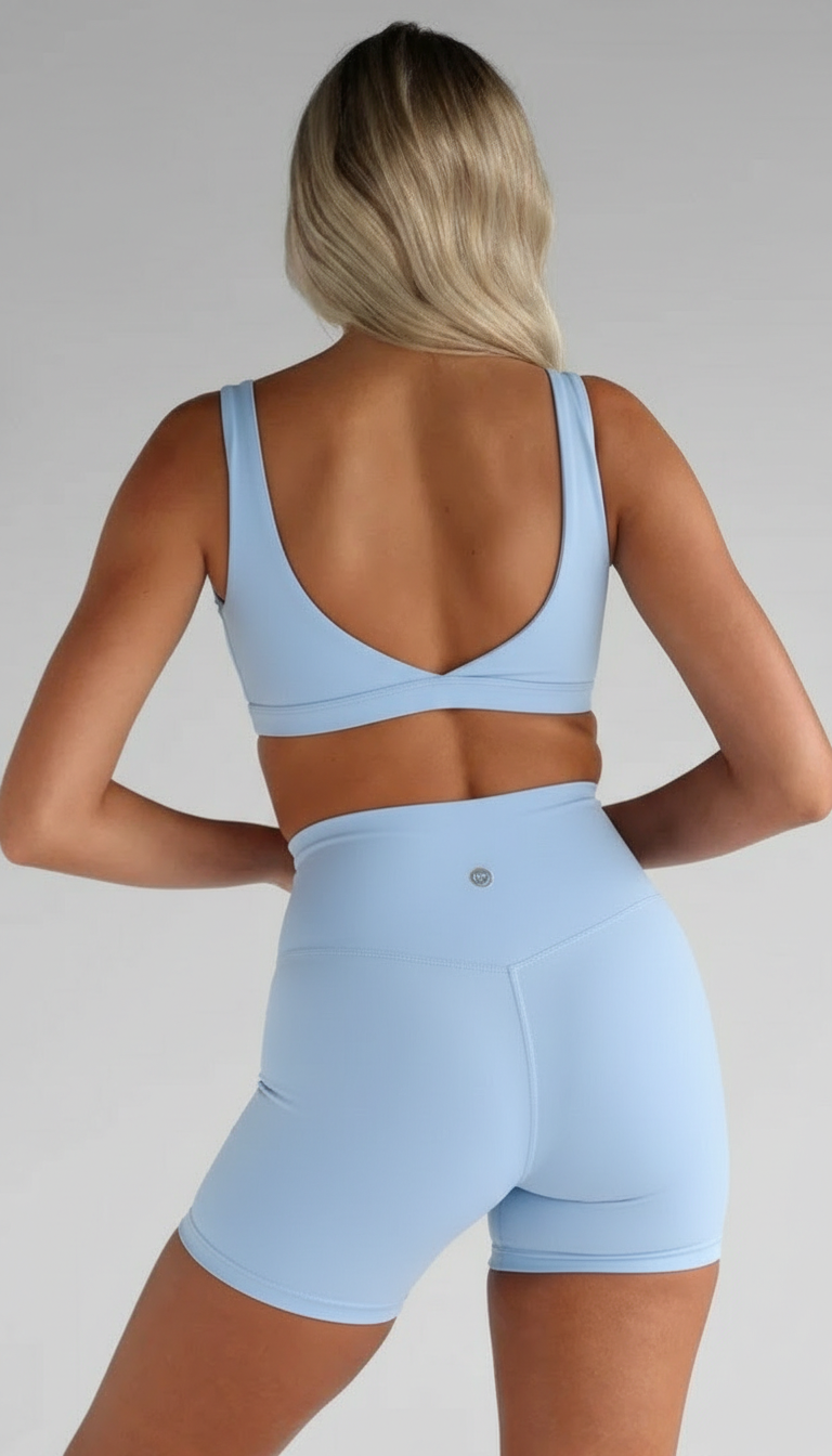 Lovertti SERENE Bike Shorts - Light Blue