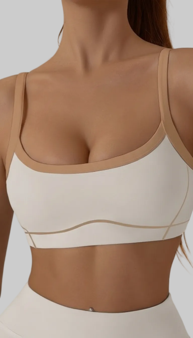 Loverrti SERENE Yoga Crop Top - French Vanilla