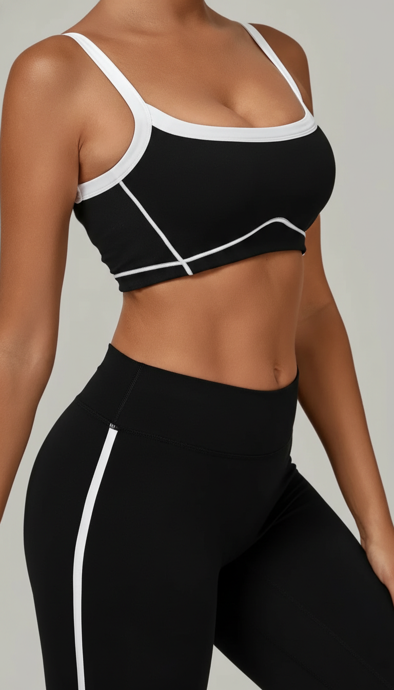 Loverrti SERENE Yoga Crop Top - Black