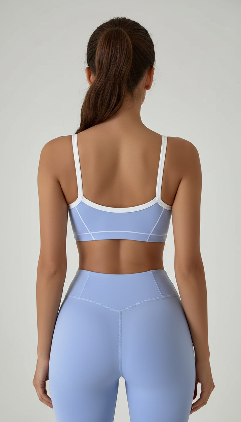 Loverrti SERENE Yoga Crop Top - Light Blue