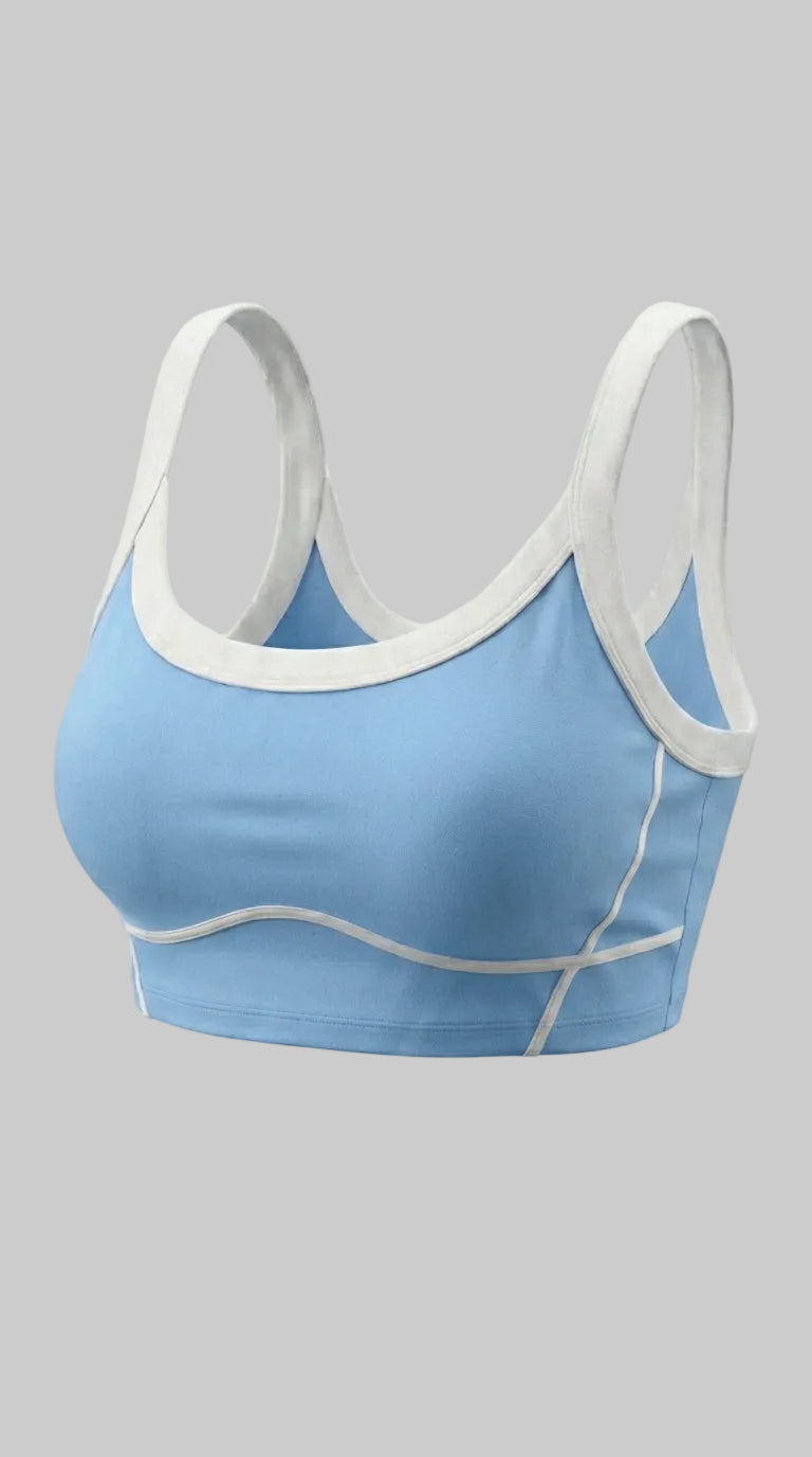 Loverrti SERENE Yoga Crop Top - Light Blue