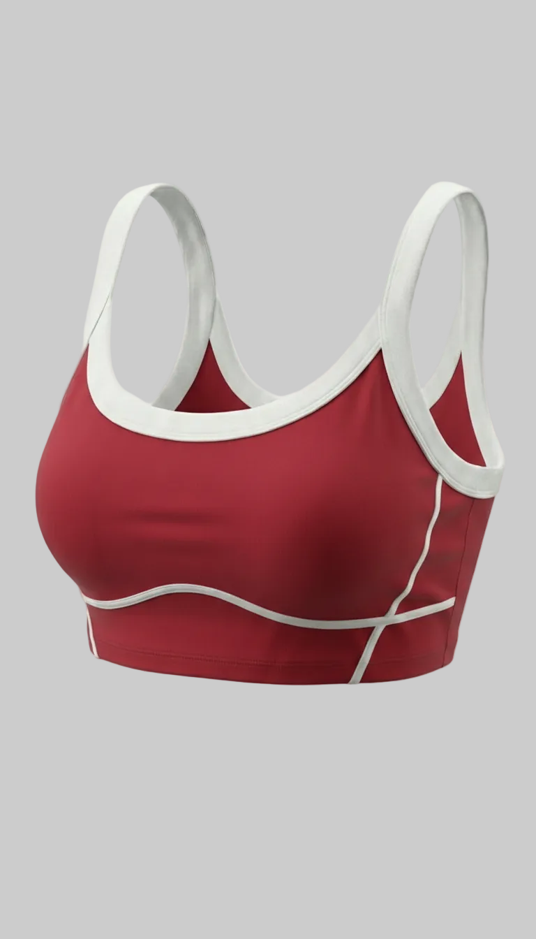 Loverrti SERENE Yoga Crop Top - Cherry Cola