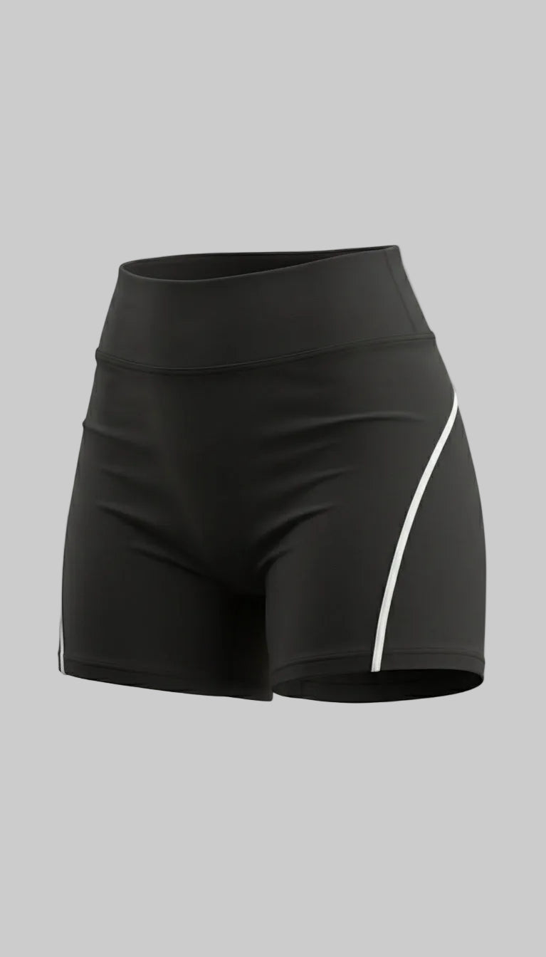 Lovertti SERENE Seamless Yoga Shorts - Black