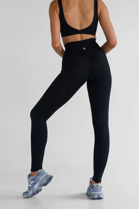 Lovertti SERENE Pocket Full Length Leggings - Black