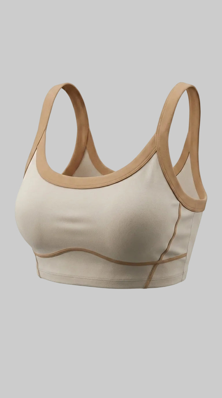 Loverrti SERENE Yoga Crop Top - French Vanilla