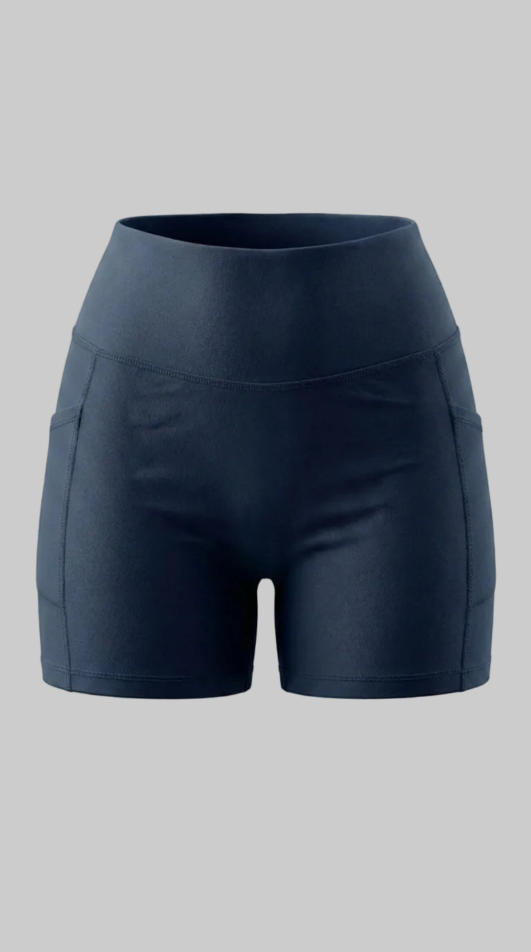 Lovertti SENERE High-Waist Pocket Shorts – NAVY