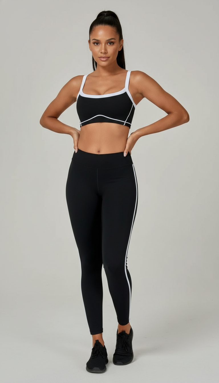 Loverrti SERENE Yoga Crop Top - Black