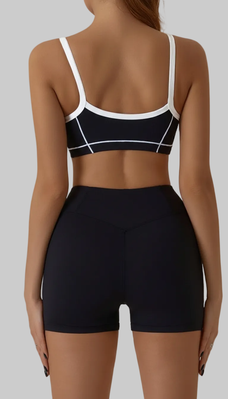 Lovertti SERENE Seamless Yoga Shorts - Black